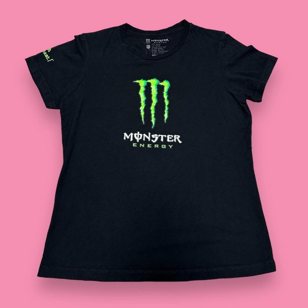 Monster Energy Drink Graphic “Unleash The Beast!” Emo Scene T Shirt Size XL